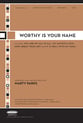 Worthy Is Your Name SATB choral sheet music cover